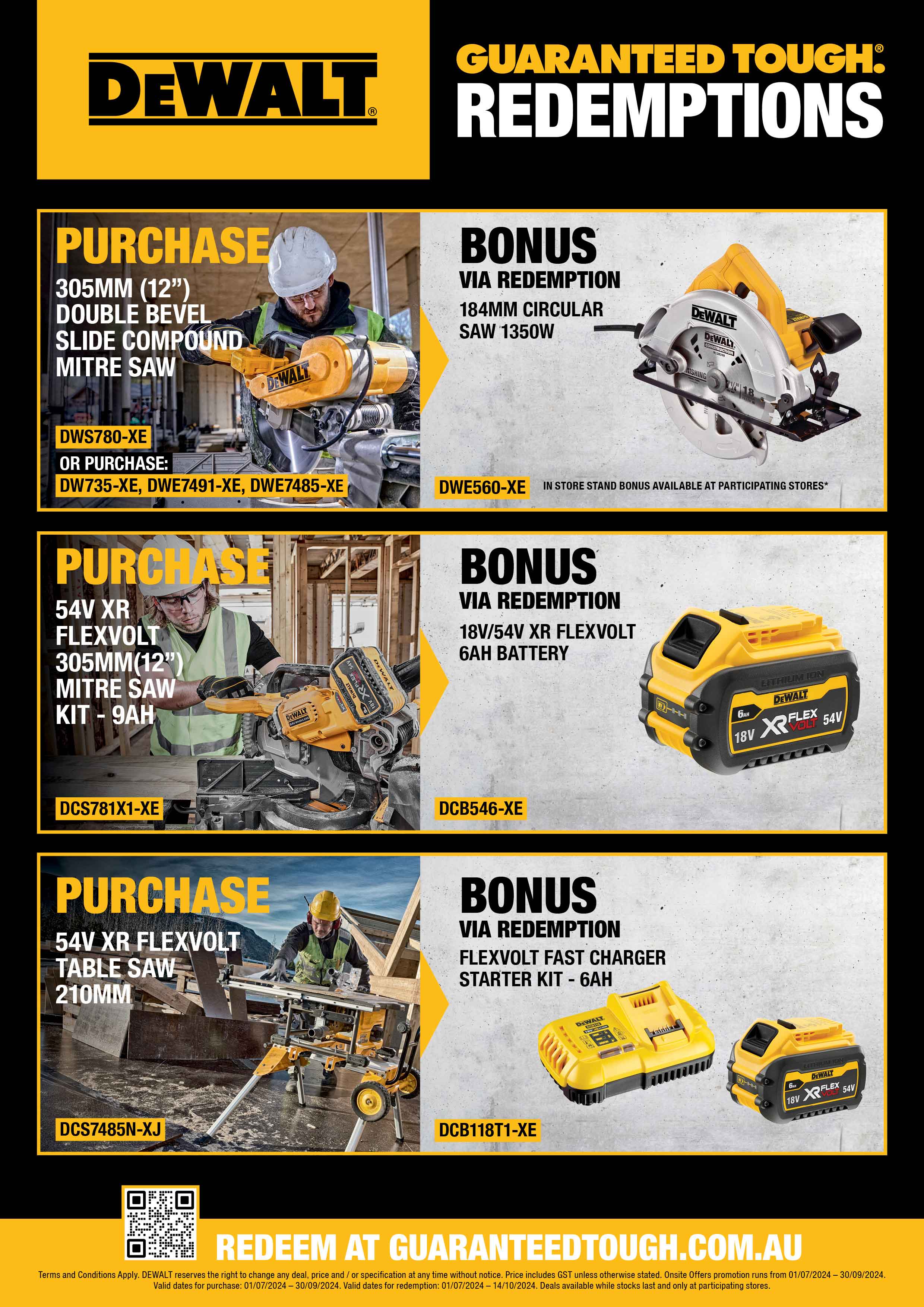 Dewalt Redemptions 