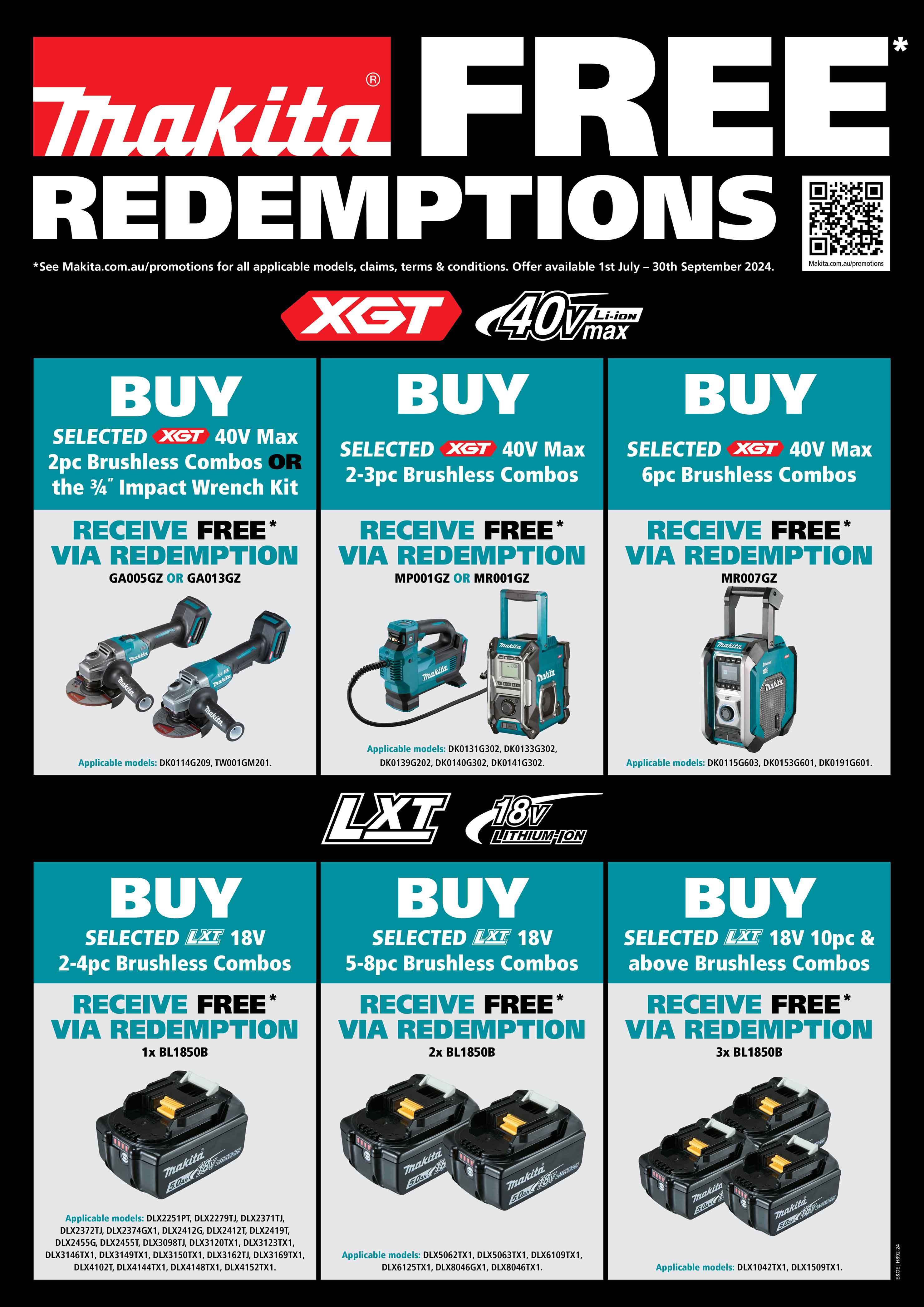 Makita Redemptions