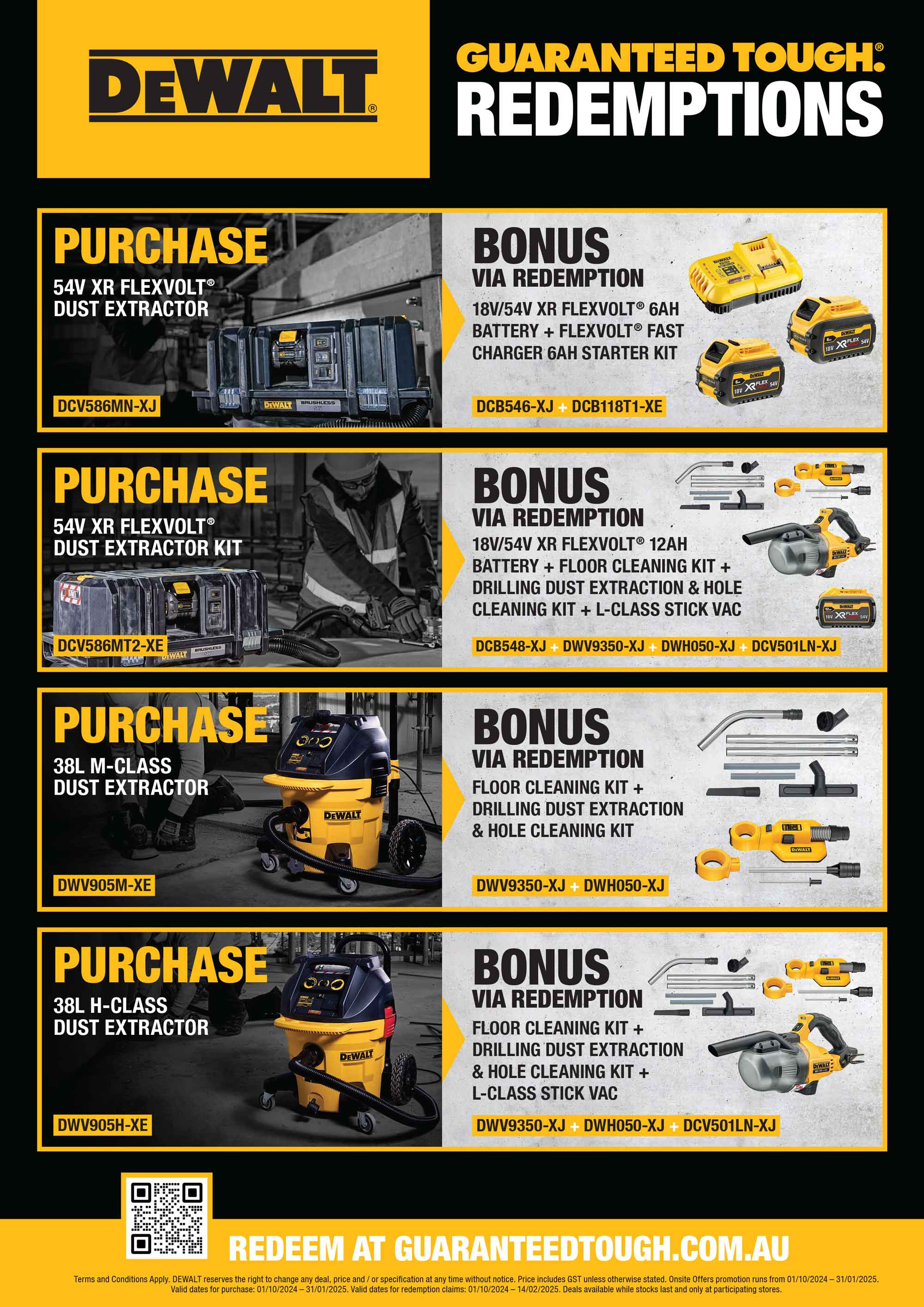 Dewalt Redemptions 