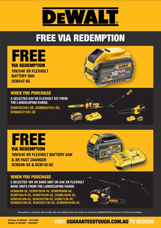 Dewalt Outdoor Redemptions 